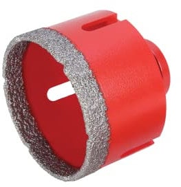 RUBI | Dry Drilling in Ceramic, Porcelain, Natural Stone and Other Material | Operating Speed 14,000 r.p.m | DRYGRES Drill BIT Ø2 11/16 (68 MM.)