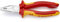 Knipex Pinza Universale Cromata, Isolante, Collaudati Vde; Incorporato per Agganciare Una Protezione Anticaduta 180 Mm (Confezione Self-Service/Blister) 03 06 180 T Bk
