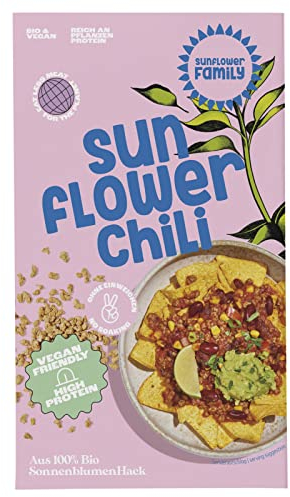 sunflowerFamily sunflowerCHILI SonnenblumenHACK Chili sin Carne mit Gewürzmischung, 131 g, bio