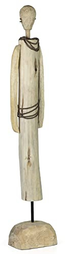 Moritz Ritual Afrikanische Figur 69,5 cm braun – Mangoholz Skulptur Afrika