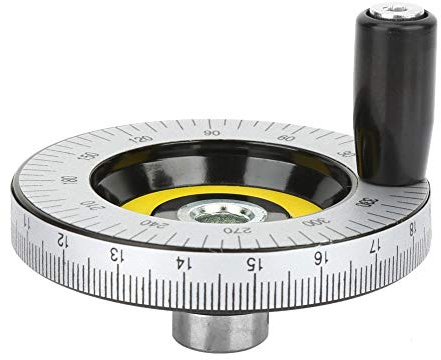 FTVOGUE Handrad 80mm Bakelit, abnehmbarer Griff | Robust, starke Tragfähigkeit, leicht zu bewegen, Ersatz für Fräs- und Drehmaschinen, für industrielle Fertigung