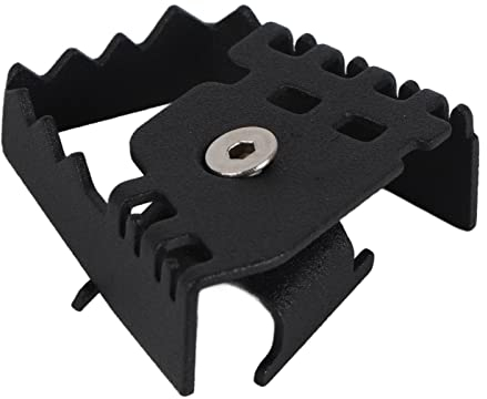 Akozon Palanca de freno agrandar, Motocicleta Pedal de palanca de freno de pie trasero Ampliar Extensor de almohadilla de extensión apto para F800GS F700GS(Negro)