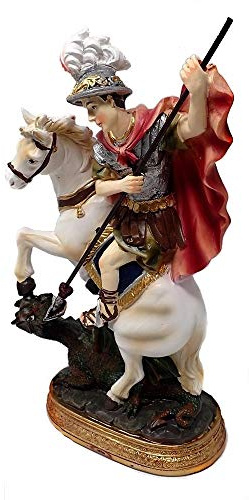 Inmaculada Romero IR San Jorge Figur Motiv 21Cm. Basisharz Dekor