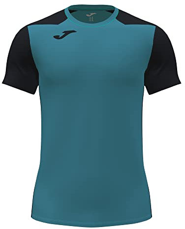 Joma T-Shirt Manches Courtes II Noir Turquoise, 102223.725.4Xs-3Xs