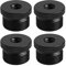 Frgyee 4 Pack Mic Stand Adapter 1/4 Female to 5/8 Male Screw Adapter Thread Tripod Screw Adapter for Microphone Stand Mount to Camera Tripod