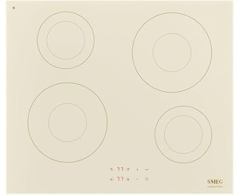 SMEG Induktionskochfeld COOLONIALE - SI2641DP, Cremefarben