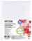 OFFICER PRODUCTS 100 cartelline portadocumenti, formato DIN A4, con apertura superiore a grana, trasparenti, in plastica perforata, per documenti e cartelle, in polipropilene trasparente