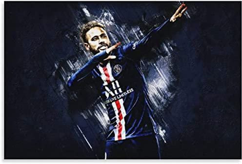 Puzzle 1000 Teile Erwachsene und Kinder Fußballspieler Neymar Star Poster Holz Puzzles Stress Freisetzung Spiel 1000 Piece 29.5x19.6inch(75x50cm) Kein Rahmen