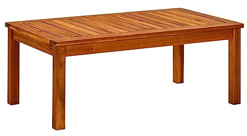 vidaXL Garten-Couchtisch 90x50x36 cm Massivholz Akazie