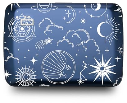 Porte-Cartes en Aluminium avec Fermoir en métal, Protection RFID Contre la fraude et la démagnétisation, Portefeuille Compact, modèle Smart Case Oslo