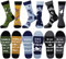 Jeasona 3 Paare Motorrad Socken Herren 43-46 Zubehör für Männer Lustig Coole Geschenke zum Geburtstag Geschenkideen für Motorradfahrer Vatertag