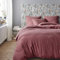 Housse de Couette en Double Gaze de Coton lavée, Tendresse, Rose Canyon, 140x200 cm, Essix