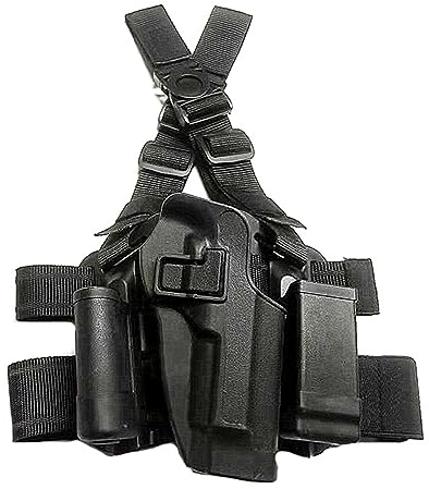 Pistolenkoffer, Taktische Airsoft-Holstertasche verstellbare Pistolen-Drop-Leg-Holstertasche für Jagdzwecke/taktisches Training/Übung usw. Schießen tragen,1911,Legs