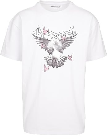Mister Tee Doves Oversize Tee, White, L