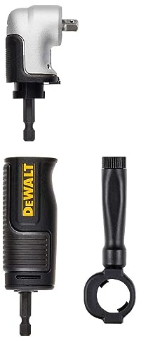 DEWALT Angular DT20504-QZ 1/4' hexagonal cuadrado,engranaje angular,accesorio angular con cabeza de 38 mm de altura