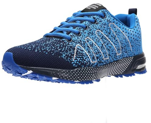 ASHION Baskets et Chaussures de Sport Homme Running Sport Chaussures de Course,B Noir Bleu,41 EU