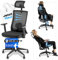 VALKENSTOL M3 Komfort Bürostuhl Ergonomisch Testsieger verstellbare Armlehnen | Schreibtischstuhl mit Lendenwirbelstütze Rückenschonend | Office Chair mit Verstellbarer Sitztiefe für gesundes Sitzen
