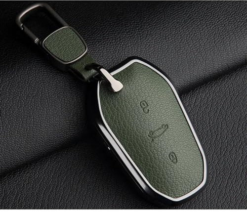 Toiumops éTui à Clé De Voiture pour Peugeot 2008/3008/4008/5008/308/408/508, Porte-clés de Couverture de boîtier de clé à Distance de Voiture en Cuir d'alliage