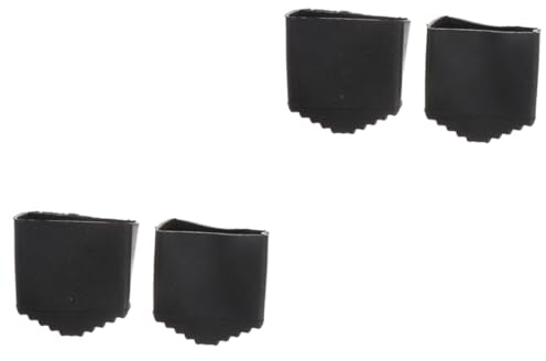 VICASKY 4 almohadillas de goma antideslizantes para escaleras, 40 x 20 y 30 x 20 cm, compatibles con almohadillas protectoras para madera y escaleras
