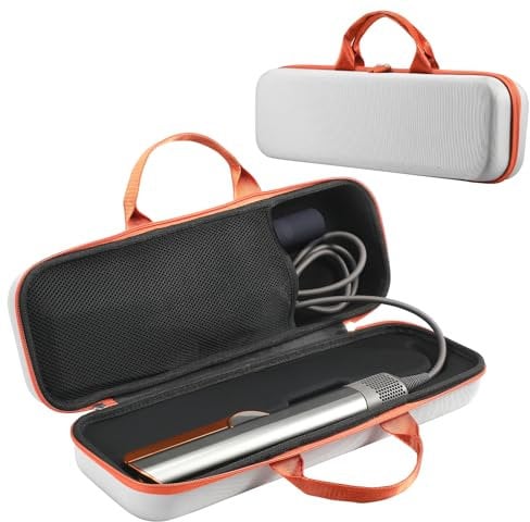 Fiorky Hard Case for Dyson's Airstrait HT01 Hair Straightener, Travel Storage Bag, Shockproof Hardshell Case
