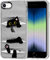 MOSNOVO Case for iPhone SE, iPhone 8 & iPhone 7, [Buffertech 6.6ft Military-Grade Drop Protection] [Anti Peel Off Tech] Clear TPU Bumper Phone Case Cover Design - Hidden Black Cat