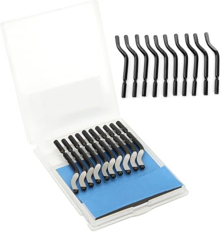 Trimming Blade Replacement Cutter Head for Scraping PVC Plastic Iron - High Smoothness, Cost Saving - 20pcs Blades for Use and Replacement - Suitable for SG/RB/NB Tool Holders