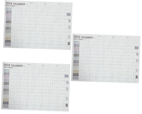 NUOBESTY 3 Stück 365 2020 Tagesplaner-wandkalender Jahresplan-wandaufkleber Für Die Planung Und Zeitmanagement Zu Hause in Der Schule Im Büro