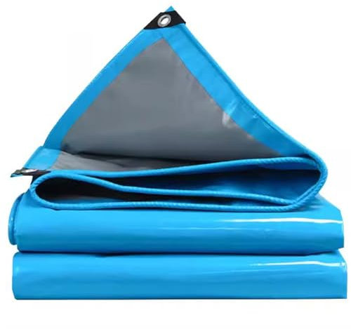Bâche de Protection Exterieur 4x6m, Bâche Imperméable avec Oeillet, Bâche Bois de Chauffage, Bâche Hivernage Piscine Hors Sol, Résistante aux UV, Imperméable et Lavable