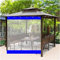Tende impermeabili per esterni, in PVC trasparente, per padiglione, balcone, garage e giardino, 4 x 5 m, con fori per una facile installazione e durata