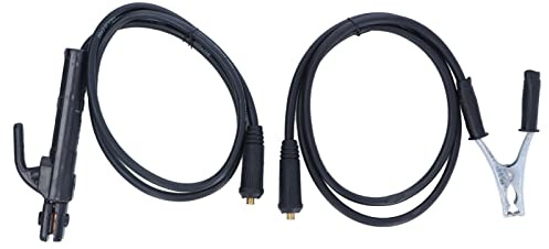 Fdit Porta Dell'elettrodo di Saldatura, Morsetto di Terra di Terra Saldatore 300A con Cavo di Rame da 1,5 M per Saldatura ARC ZX7 MMA e Saldatura Ad in Metallo Schermato a Gas