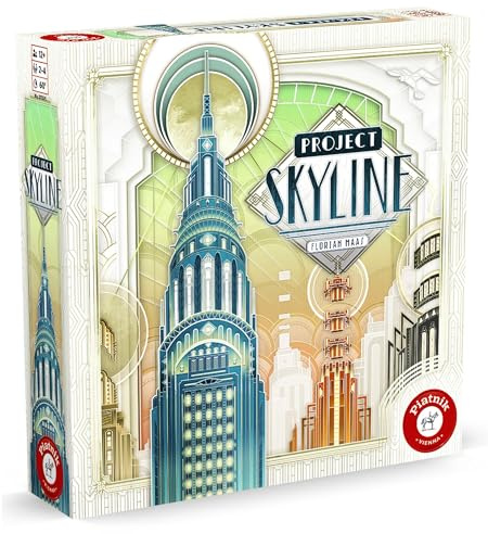 Piatnik 811395 - Project Skyline - EIN herausragendes Stadt-Deckbau-Spiel