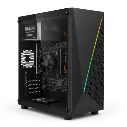 Computer Ufficio Professionale Pc Fisso Completo Nuovo con Intel Core i5 16 GB RAM - 240 GB SSD + 500 GB HDD, Wifi Windows 11 Pro Computer Fisso Pronto all'uso - PC Desktop All in One + Office