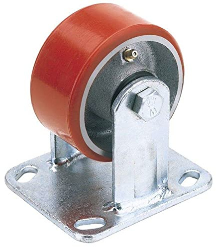 Draper 65528 125 mm-Diameter Fixed Polyurethane Castor