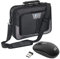 PEDEA Laptoptasche Premium Notebook-Tasche bis 13,3 Zoll (33,8 cm) Umhängetasche mit Schultergurt inkl. Schnurloser Maus, Grau