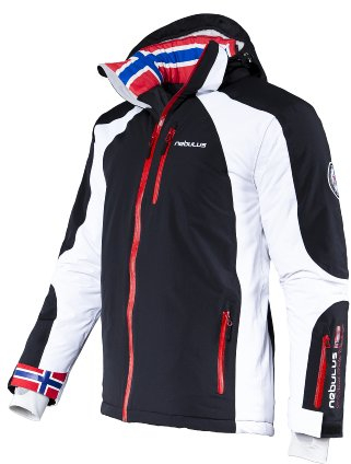 Nebulus Skijacke Davos T141 (Modell: Q679 / Herren, schwarz; Größe: L) FBA
