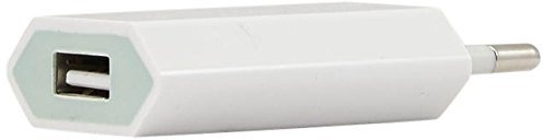 TabLines MO-05667372 USB Power Adapter für Apple iPhone/iPod weiß