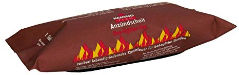 120 Stück KaminoFlam® - Kaminfeuer Andzündscheit, Dauerbrenner Kaminfeuerscheit, Kaminofen Brennstoff, Kachelofen, Holzofen Befeuerung