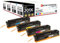 4 Original Reton Toner, kompatibel zu CF400X CF401X CF402X CF403X 201X für HP Color LaserJet Pro 200 M252n, M252dw, MFP M277dw, MFP M277n MFP M274n |3.850 Seiten Schwarz,3.880 Seiten Color