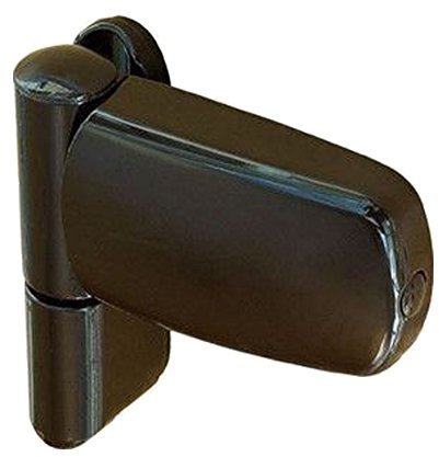 UPVC Door Flag Hinge Avocet MT3D Mini Triad Adjustable For Double Glazing Doors (Brown pack of 1)