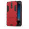 CHcase Huawei Mate 10 Lite Custodia, 2 in 1 Armour Hybrid Dual Layer Armatura Defender PC + TPU Custodie Case Cover con Supporto per Huawei Mate 10 Lite -Red