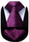 HISDERN Cravate Homme Violet Paisley Mariage Cravatte et Pochette Set Cravates en Soie pour Hommes