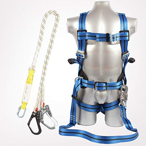 MF@sqy Safety Absturzsicherung Dachdecker-Set Seil Zubehör für Handwerkzeuge Mit 2 Verbindungspunkten + Lanyard-Gurtband