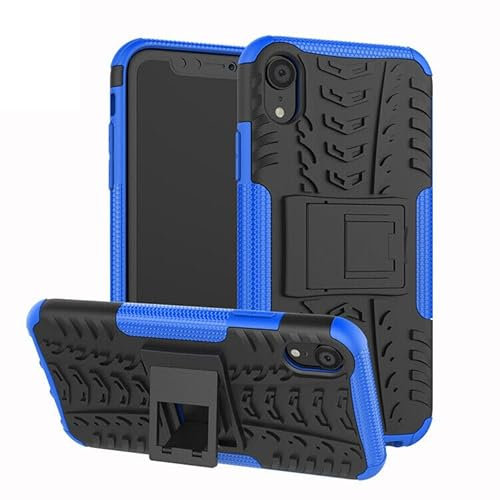 betterfon Oudoor Hülle Kompatibel mit Apple iPhone XR | Case Panzer Hülle Cover Schutzhülle Etui Bumper | Blau