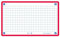 Oxford FLASH 2.0 Karteikarten A7, Lernkarten, 75x125mm, kariert, rot, 80 Blatt