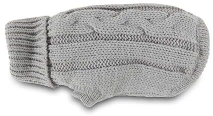 Wolters Zopf-Strickpullover, Größe:50 cm, Farbe:Silber