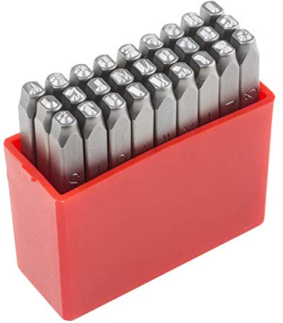 RS PRO 2.5mm Buchstaben-Schlagstempel Satz 27-teilig, Buchstaben: A → Z
