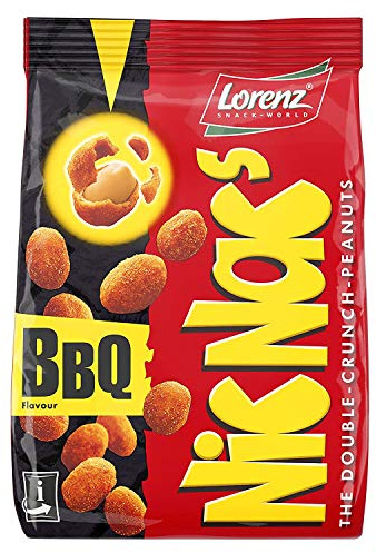3x Lorenz Nic Nac's BBQ Arachidi snack peanuts gesalzene Erdnüsse doppelt knusprig 110gr