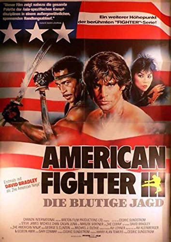 American Fighter - Michael Dudikoff - Filmposter A1 84x60cm gefaltet