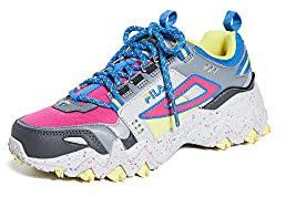 Fila Sneaker Oakmont Tr da donna, Rosa Glo/Monumento/Elettrico, 35.5 EU