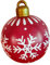 Settoo Palline di Natale Giganti 60 cm - Ornamenti Gonfiabili per Alberi e Decorazione del Giardino - Personalizzate